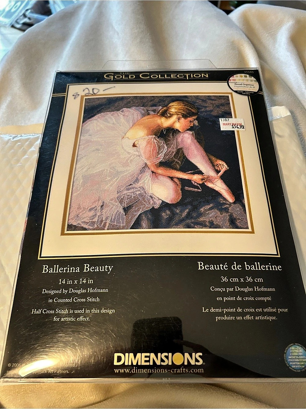 Dimensions Ballerina Beauty Counted Cross Stitch Kit